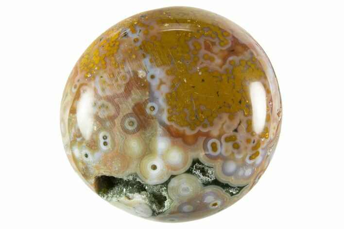 Polished Ocean Jasper Stone - Madagascar #330002